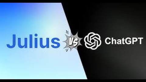 CHATGPT VS JULIUS AI: A DETAILED COMPARISON IN 2025