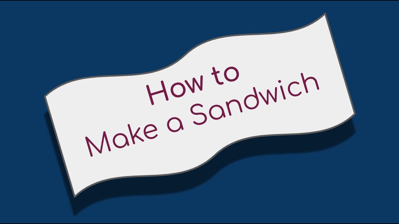 How to Make a Sandwich YouTube