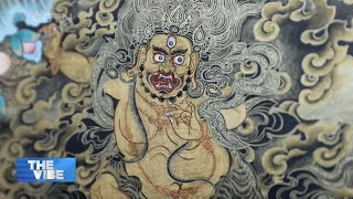 Artist promotes traditional Thangka painting techniques