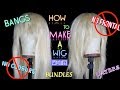 How To Make A Wig With Glue NO CLOSURE (Beginner Friendly Tutorial)