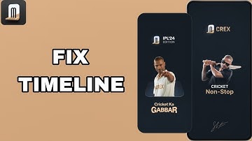 How To Fix And Solve Timeline On Crex - Cricket Exchange App | Final Solution