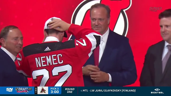 The New Jersey Devils select imon Nemec!