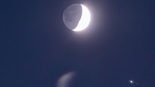 Luna & Jupiter as Neighbors, also Saturn (Canon 80D & 90D Cameras)