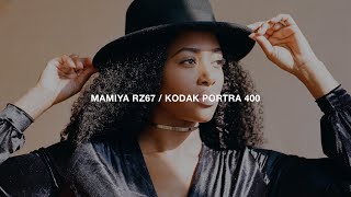 Relaxing Medium Format Portrait Photography In The Studio