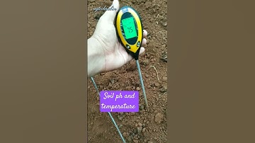 easy way to measure soil pH and temperature. #acidity #lime #gypsum @agtechsabin