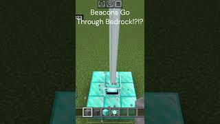 How Does This Makes Sense?!?!? (Minecraft Beacons and Bedrock)