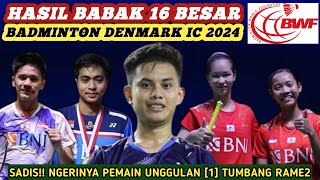 Unggulan Keok! Hasil Semua Sektor 16 Besar Badminton Denmark International Challenge 2024 Hari Ini