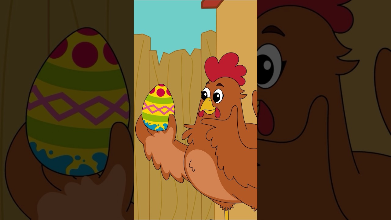 🥚🎨 Die Henne und Das bunte Ei | Sing Kinderlieder (Osterlied)