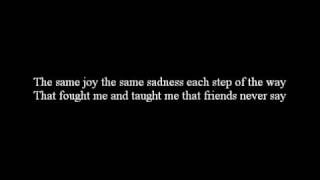 Friends never say goodbye lyrics - Elton John