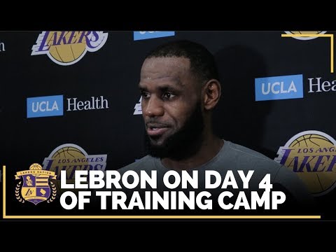 Lakers Training Camp: LeBron Talks About the Team Coming Together as They Wrap Up Training Camp
