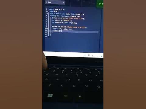 Storing data by using an array in Java and taking input from user ...