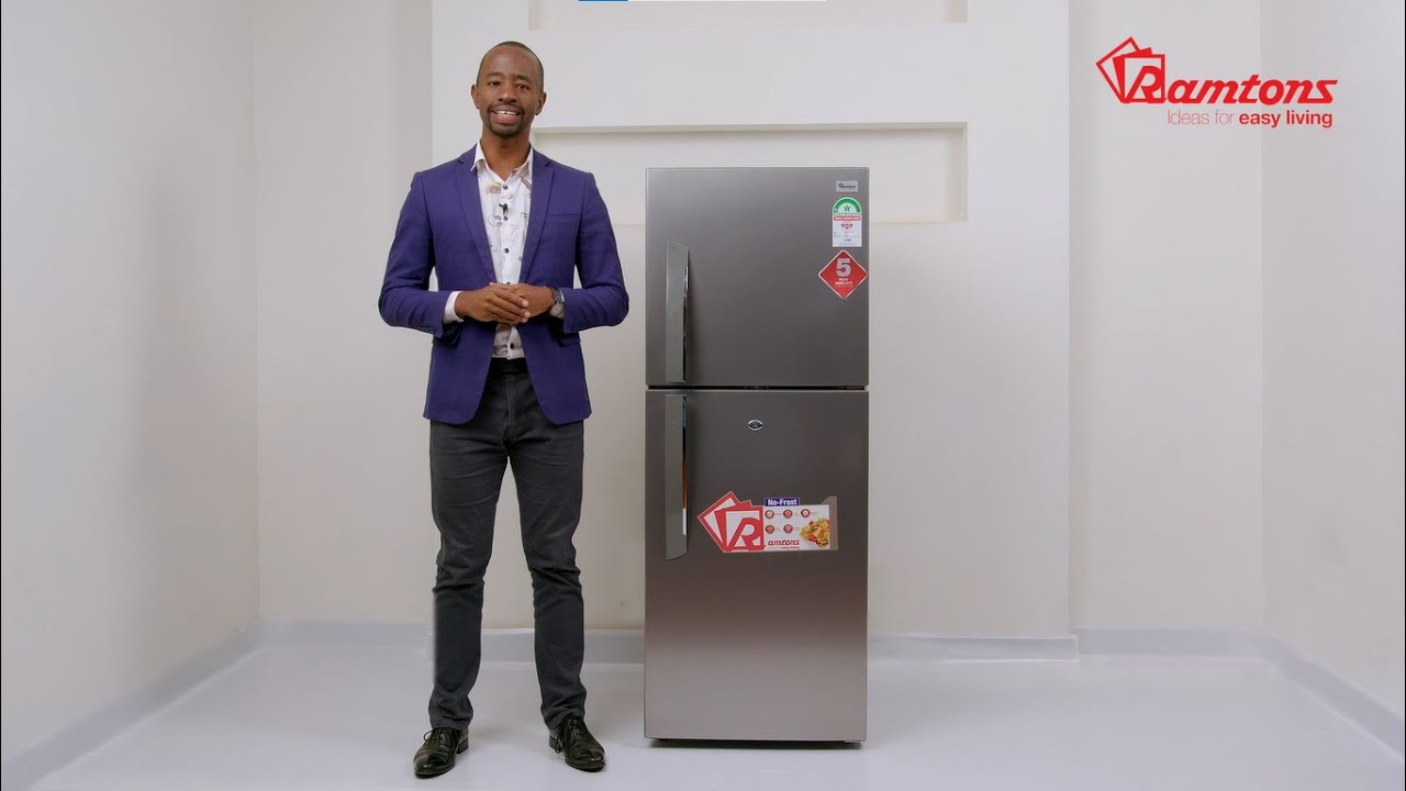 Adh Fridge 358 Litres Double Door - Silver, 358l Gross