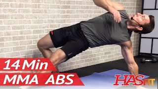14 Min MMA Ab Workout w/ Coach Kozak - MMA Workout Training at Home screenshot 5