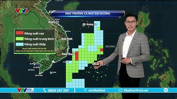 Dự báo thời tiết 9h10 - 17/04/2024 | Ngư trường cá ngừ đại dương | VTVWDB