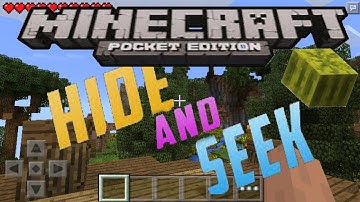 Minecraft Pocket Edition | HIDE N SEEK | Minigame