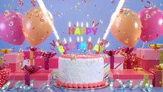 Happy Birthday To You Song Animation with various scenes with cakes and more at 4K 60FPS screenshot 2