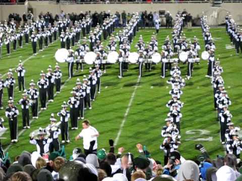 Numa Numa Guy Conducts MSU Marching Band Halftime Show