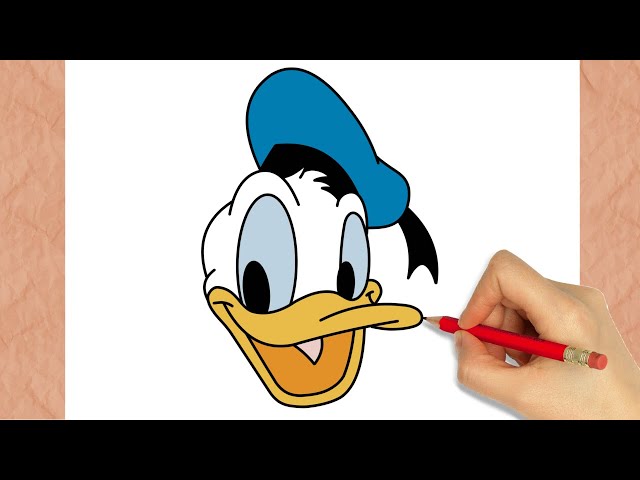 desenho facil para desenhar pato donald｜Pesquisa do TikTok