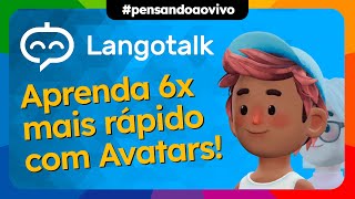 LangoTalk: Aprenda INGLÊS ou outro IDIOMA 6x mais rápido com I.A.