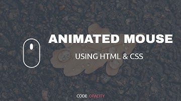 Mouse Scroll Animation Using Only HTML & CSS | CSS tutorial