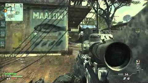 SC-DarkLotus86 - MW3 Game Clip - Pub Sniping #3