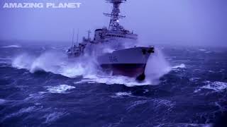 Navy Ships In Huge Heavy Seas Including Some Of The World S Biggest Waves Storms Ever Filmed