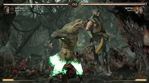 MK1 Reptile combo after throw (Darrius)