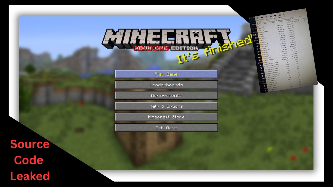Old Minecraft Console Source Code Leaked?!?! - YouTube