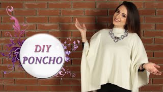 DIY Poncho - طريقة عمل بونشو