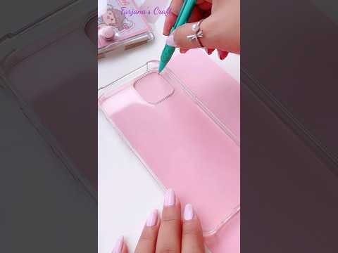 Let’s decorate a phone cover #handmade #satisfying #diy #journal
