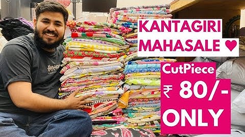 Cut Piece SALE 😍 Premium Pure Suits Fabric In Katran Market Mangolpuri♥️ Kantagiri Summer Collection