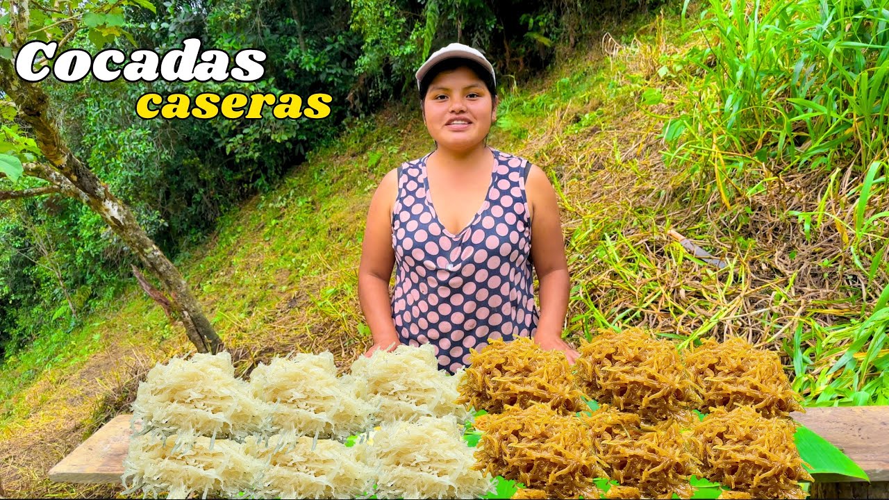 Prepare unas deliciosas COCADAS CASERAS en el campo - NATHALIA