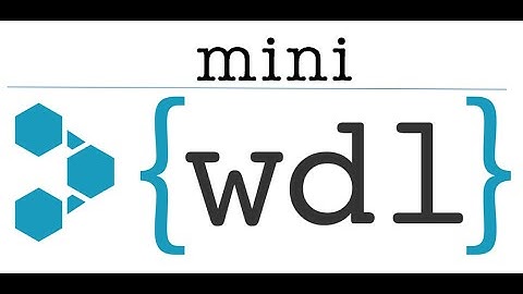Intro to learning miniwdl for WDL