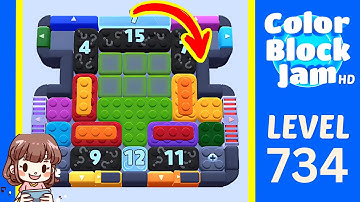 Color Block Jam Level 728 (734) Solution Walkthrough
