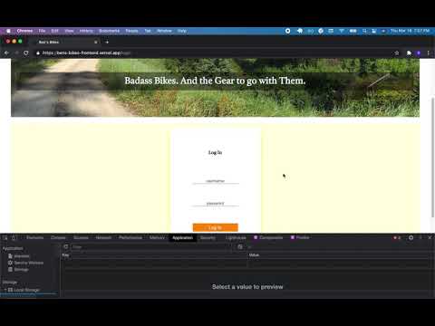 Save JWT in local storage