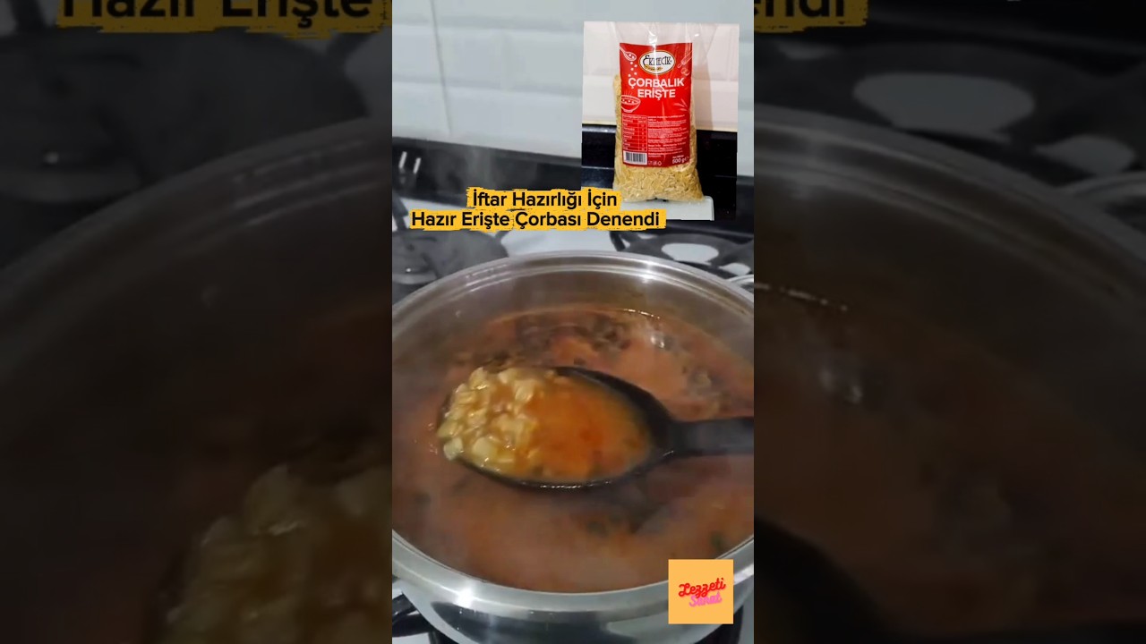 Yozgat Usulü Erişte Çorbası Denedik 🥣 | BİM Ürünüyle Yozgat Usulü Erişte Çorbası Denedik 🥣 | BİM Ürünüyle