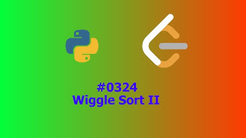No Sound Leetcode 324: Wiggle Sort II