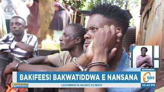 Poliisi Eyodde Basatu e Nansana lwa Bubbi ,Ekikwekweto Kikyagenda mu Maaso