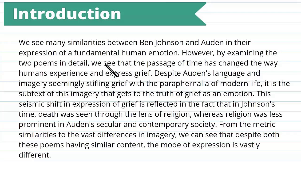 How to Write an Introduction (Part 27)  A-level English Literature  AQA,  OCR, Edexcel