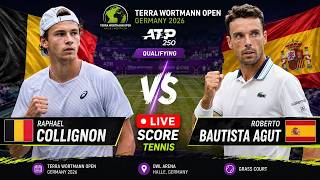 Raphael Collignon vs Roberto Bautista Agut 🎾LIVE SCORE TENNIS ATP TERRA WORTMANN OPEN GERMANY 2026 |