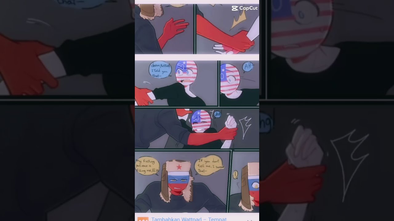 RusAme Story Rusame Countryhumans Fyp 