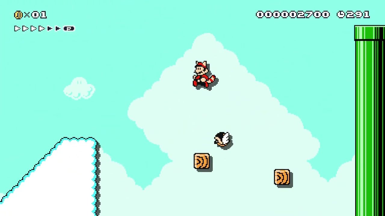 7-1 Super Mario Maker 2 Level Code: 4WD-KCS-7WF (An April Fools Special)