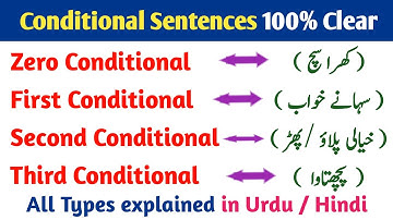 English | Conditionals | Conditional | sentences | rules | type 0,1,2,3 | zero/first/second/third