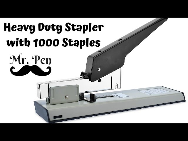 Mr. Pen- Heavy Duty Stapler with 1000 Staples, 100 Sheet High Capacity,  Office Stapler, Desk Stapler, Big Stapler, Paper Stapler, Commercial  Stapler