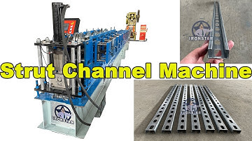 Strut Channel Machine | Unistrut Channel Roll Forming Machine | Strut Channel Roll Forming Machine