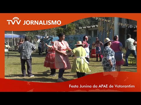 TV Votorantim - Claudinei Julio - Festa Junina da APAE Votorantim