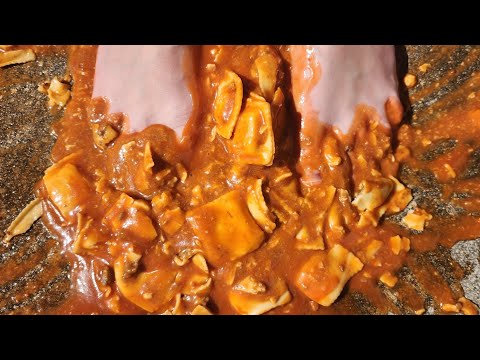 ASMR Feet Smooshing Ravioli