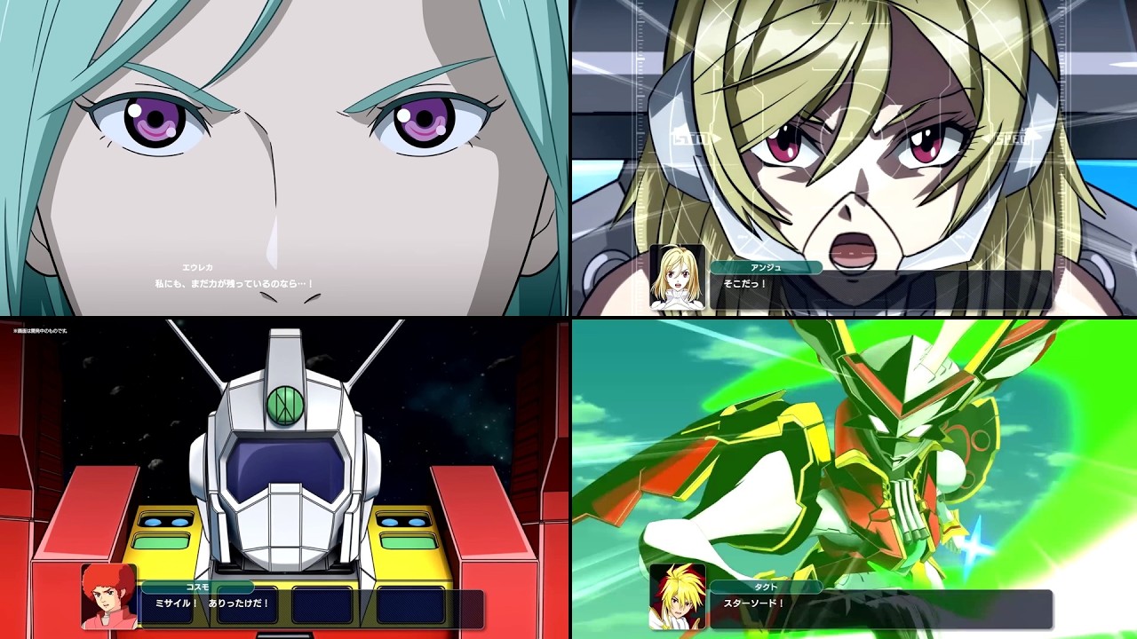 SRW Y: DLC Expansion PV (Ideon Cross Ange Star Driver Idolmaster E7 Hi-Evolution) スパロボY エキスパンションパック