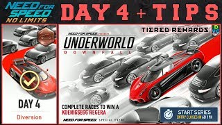 Nfs No Limits Underworld Downfall - Koenigsegg Regera Day 4 Tips