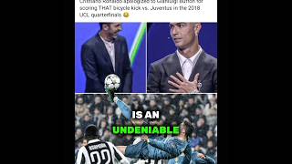 Ronaldo's Apologizes To Buffon For His Goal